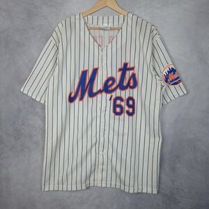 New York Mets Jersey Mens XL White MLB World Champs 1969 Stadium Promo McDonalds